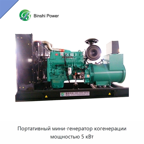 Портативный мини-генератор когенерации мощностью 5 кВт