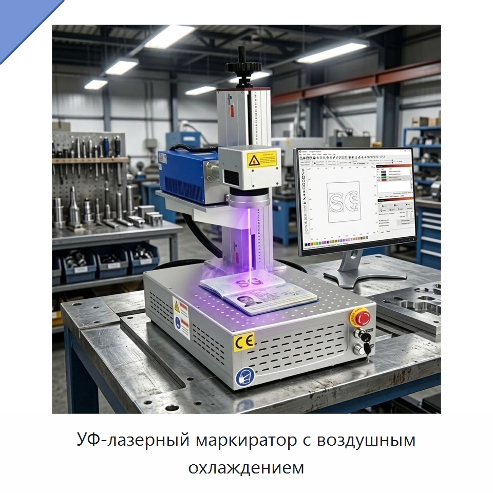 УФ-лазерный маркиратор с воздушным охлаждением — Лазерные маркировочные станки