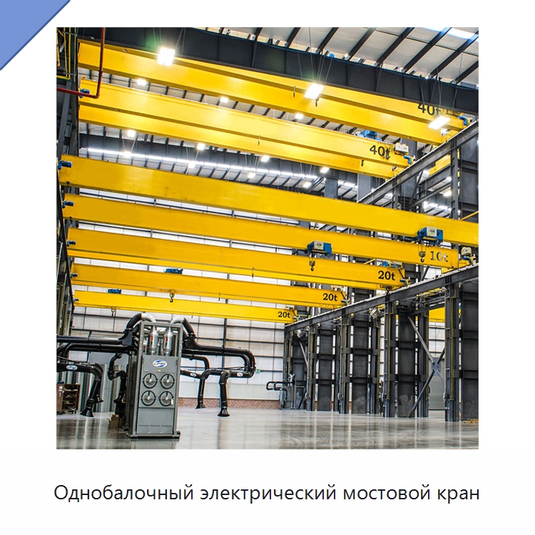 Однобалочный электрический мостовой кран — Краны