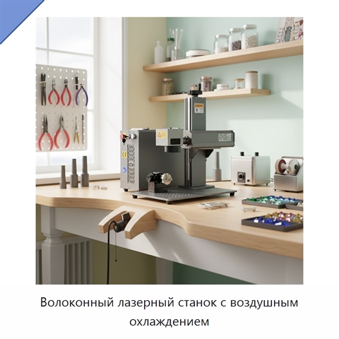 Волоконный лазерный станок с воздушным охлаждением
