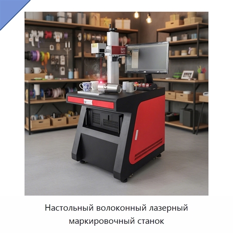 Настольный волоконный лазерный маркировочный станок