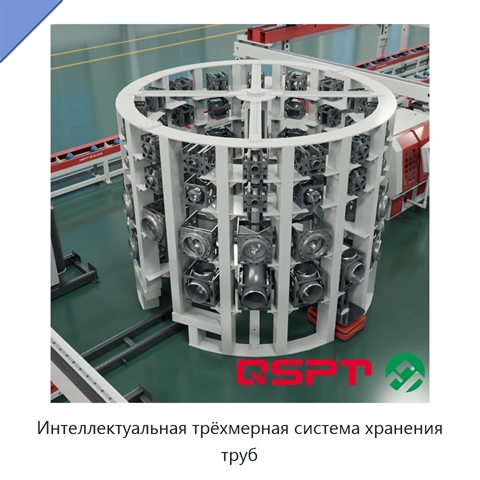 Интеллектуальная трёхмерная система хранения труб