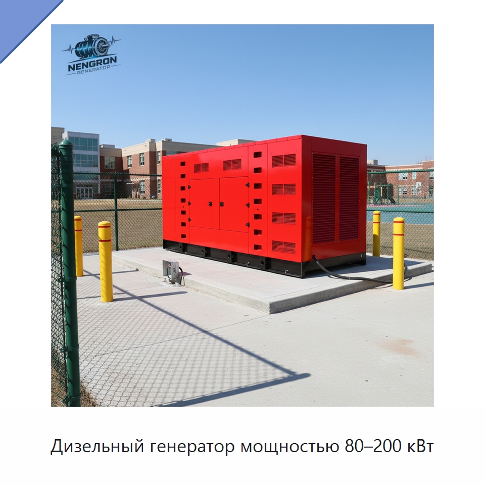Дизельный генератор мощностью 80–200 кВт — Дизельные генераторы