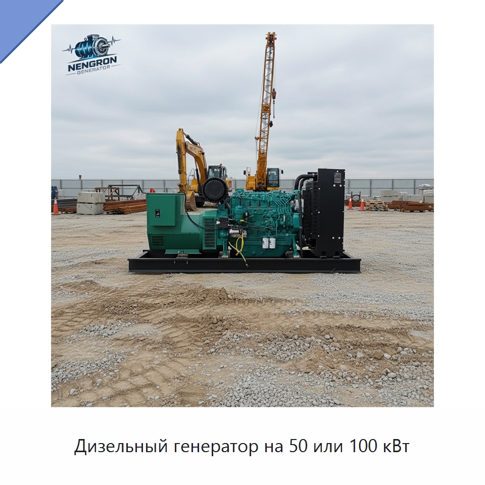 Дизельный генератор на 50 или 100 кВт — Дизельные генераторы