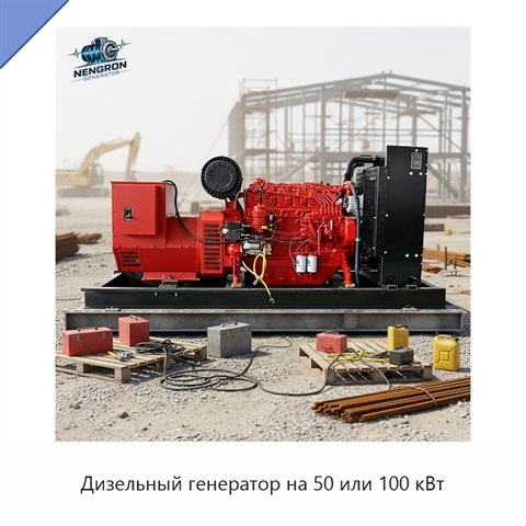 Дизельный генератор на 50 или 100 кВт