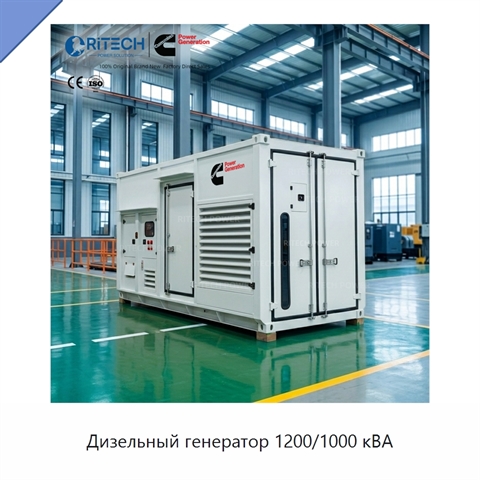 Дизельный генератор 1200/1000 кВА