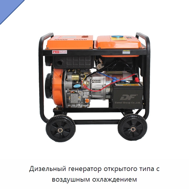 Дизельный генератор открытого типа с воздушным охлаждением — Дизельные генераторы