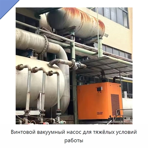 Винтовой вакуумный насос для тяжёлых условий работы