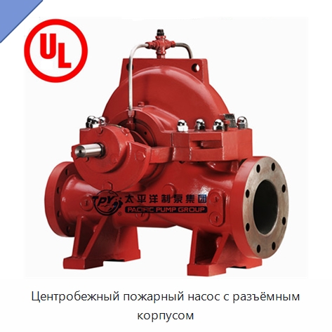 Центробежный пожарный насос с разъёмным корпусом — Насосы