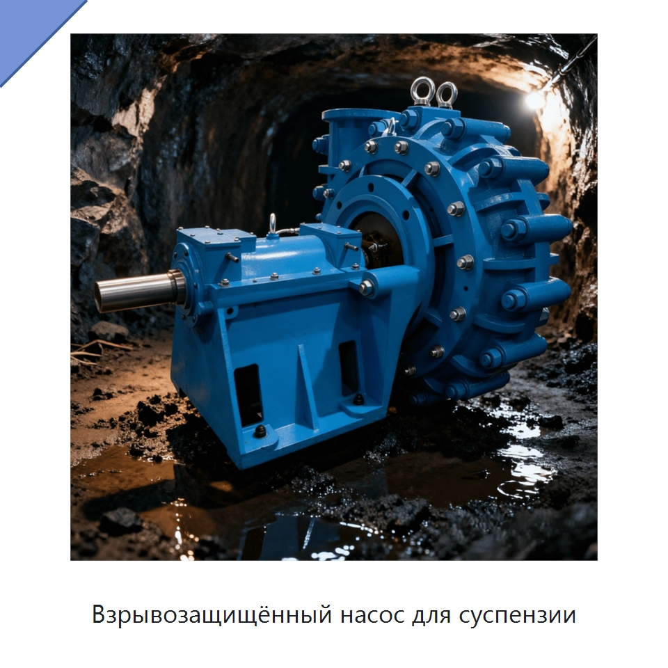 Взрывозащищённый насос для суспензии — Насосы
