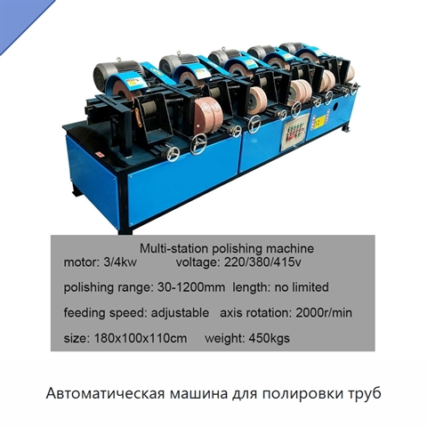 Автоматическая машина для полировки труб