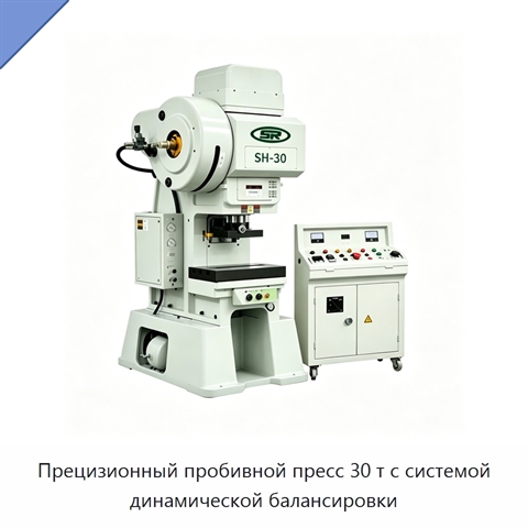 Прецизионный пробивной пресс 30 т с системой динамической балансировки