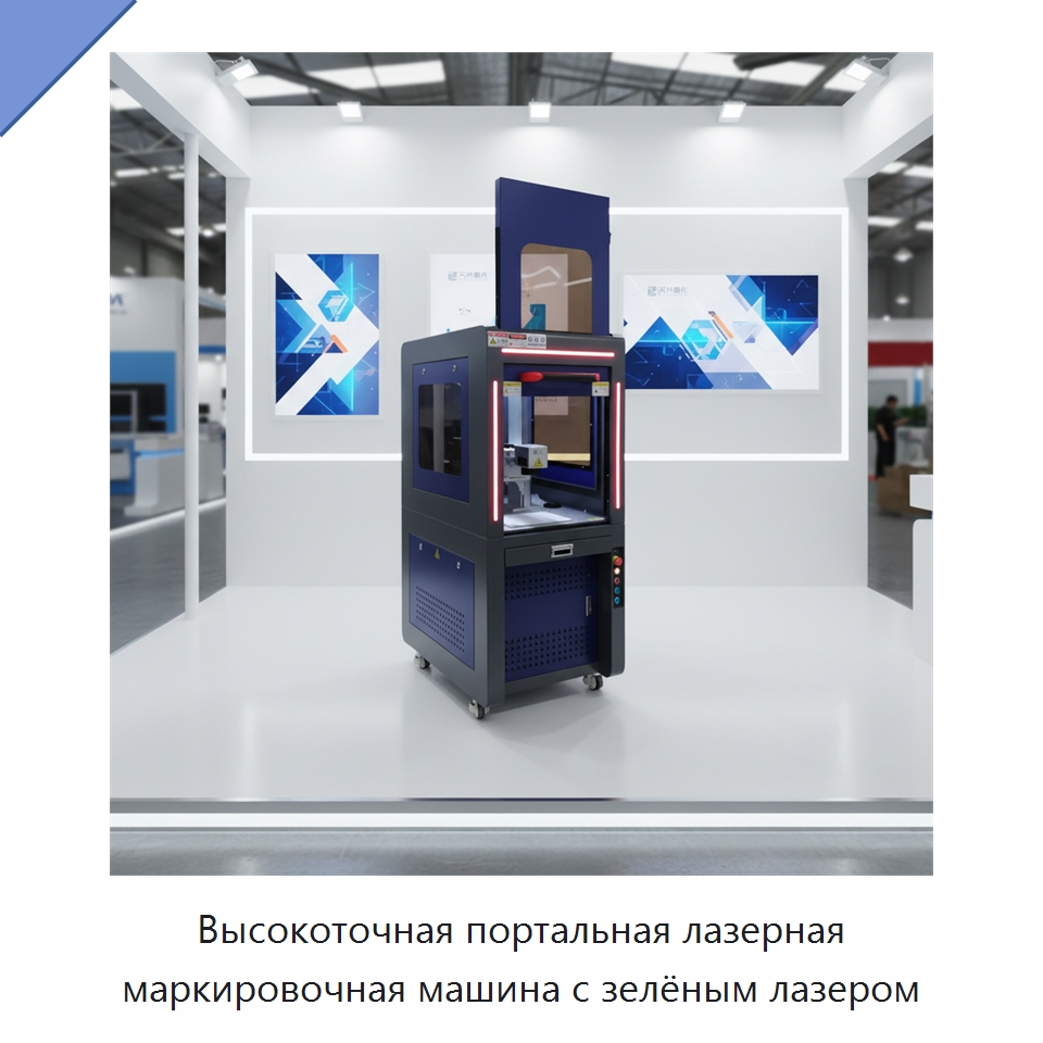 Высокоточная портальная лазерная маркировочная машина с зелёным лазером — Лазерные маркировочные станки
