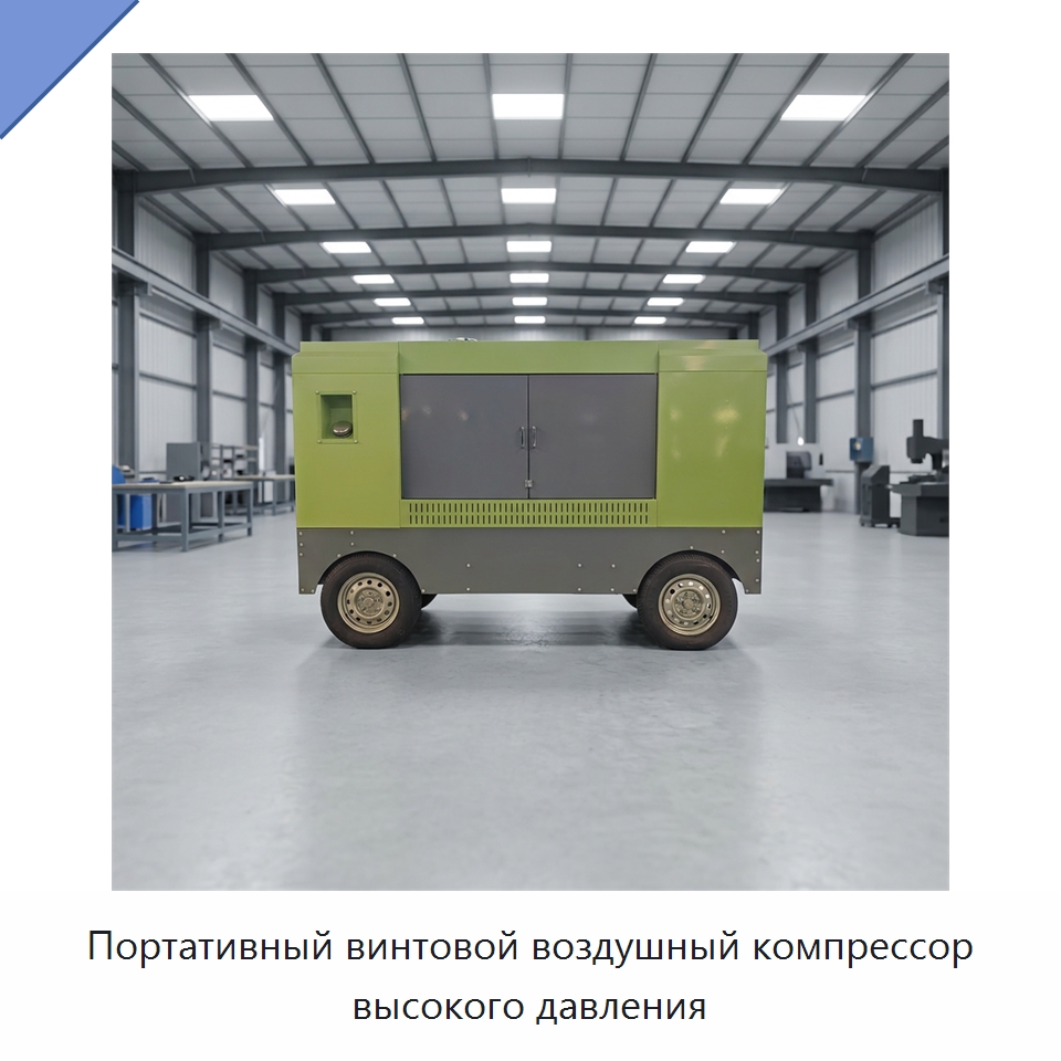 Портативный винтовой воздушный компрессор высокого давления — Промышленные компрессоры