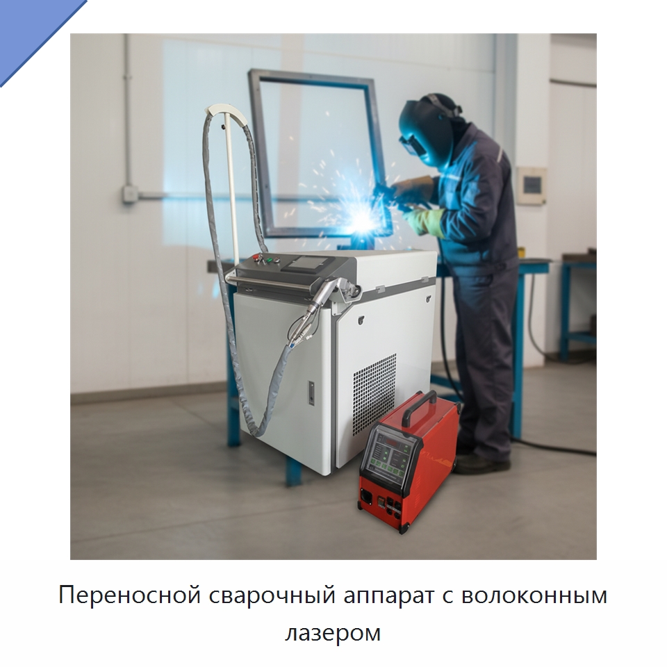 Переносной сварочный аппарат с волоконным лазером — Установки лазерной сварки