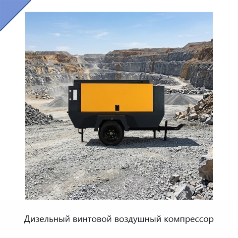 Дизельный винтовой воздушный компрессор
