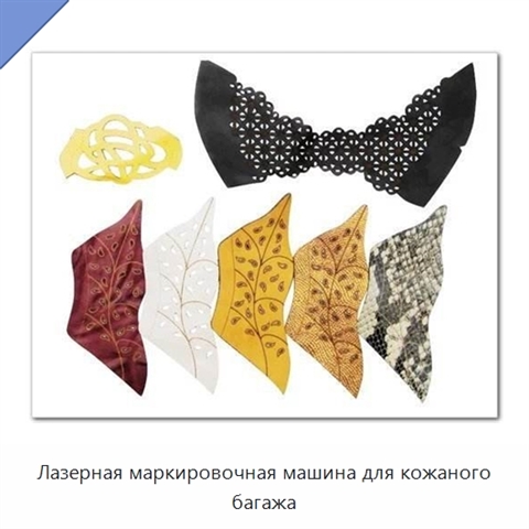 Лазерная маркировочная машина для кожаного багажа