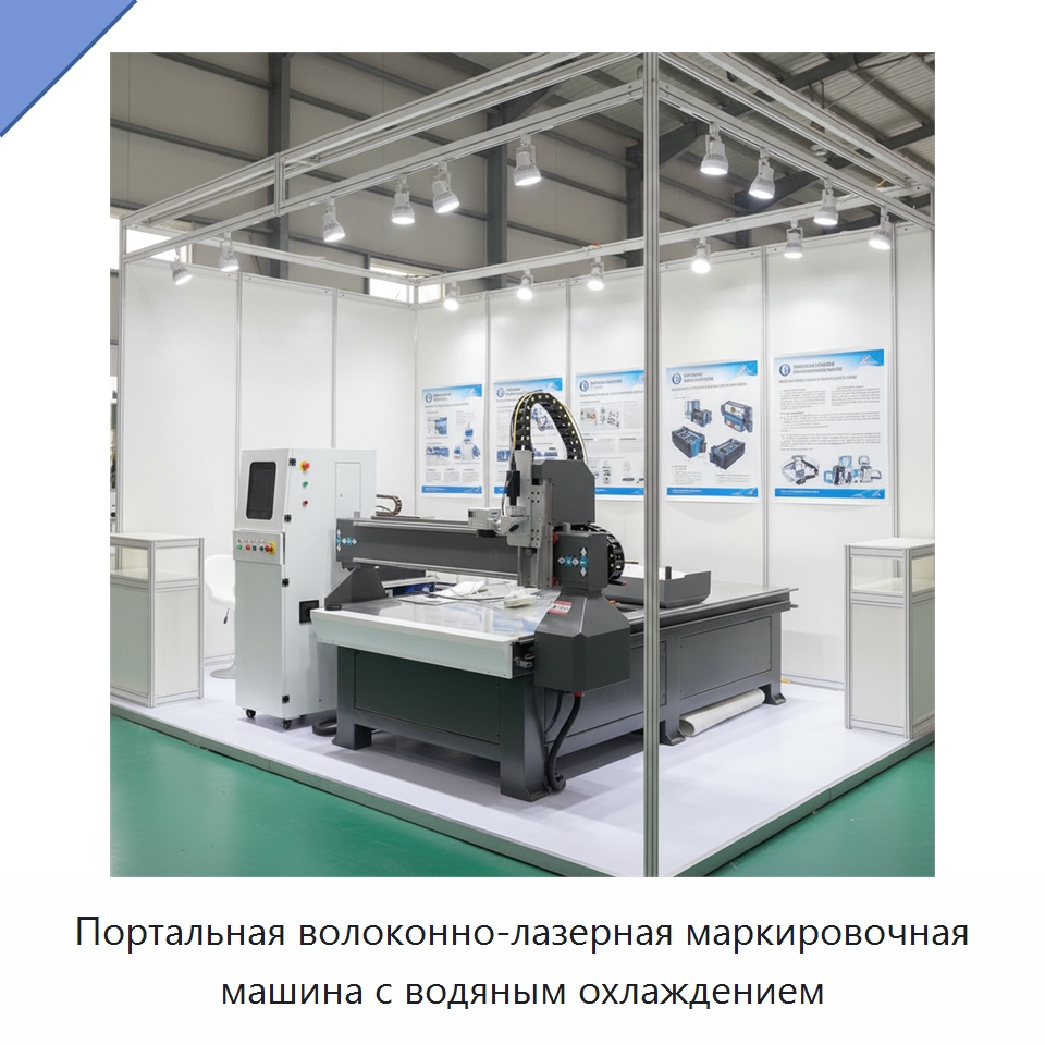 Портальная волоконно-лазерная маркировочная машина с водяным охлаждением — Лазерные маркировочные станки