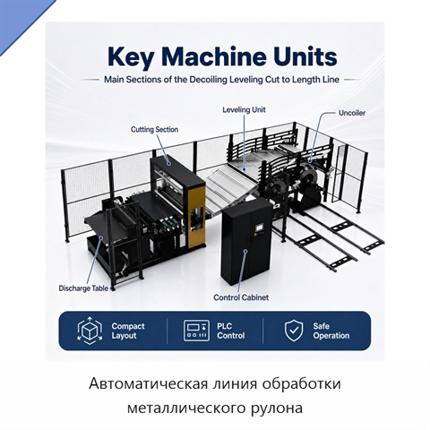 Автоматическая линия обработки металлического рулона