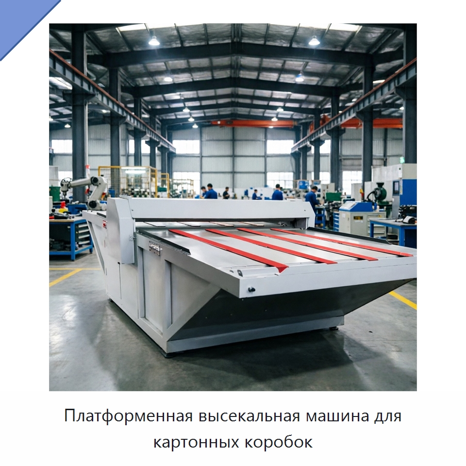 Платформенная высекальная машина для картонных коробок — Бумагообрабатывающее оборудование