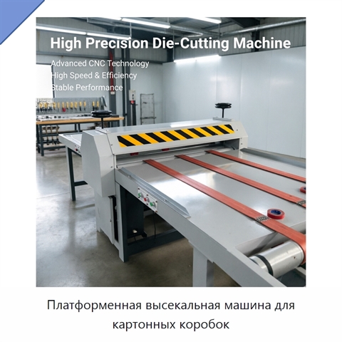 Платформенная высекальная машина для картонных коробок