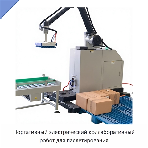 Портативный электрический коллаборативный робот для паллетирования
