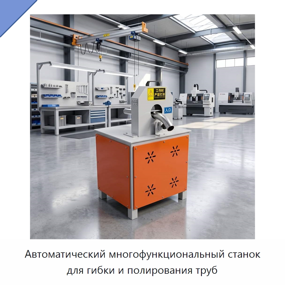 Автоматический многофункциональный станок для гибки и полирования труб — Полировальные станки по металлу