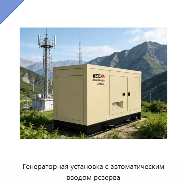 Генераторная установка с автоматическим вводом резерва — Дизельные генераторы