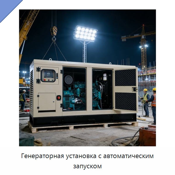 Генераторная установка с автоматическим запуском — Дизельные генераторы