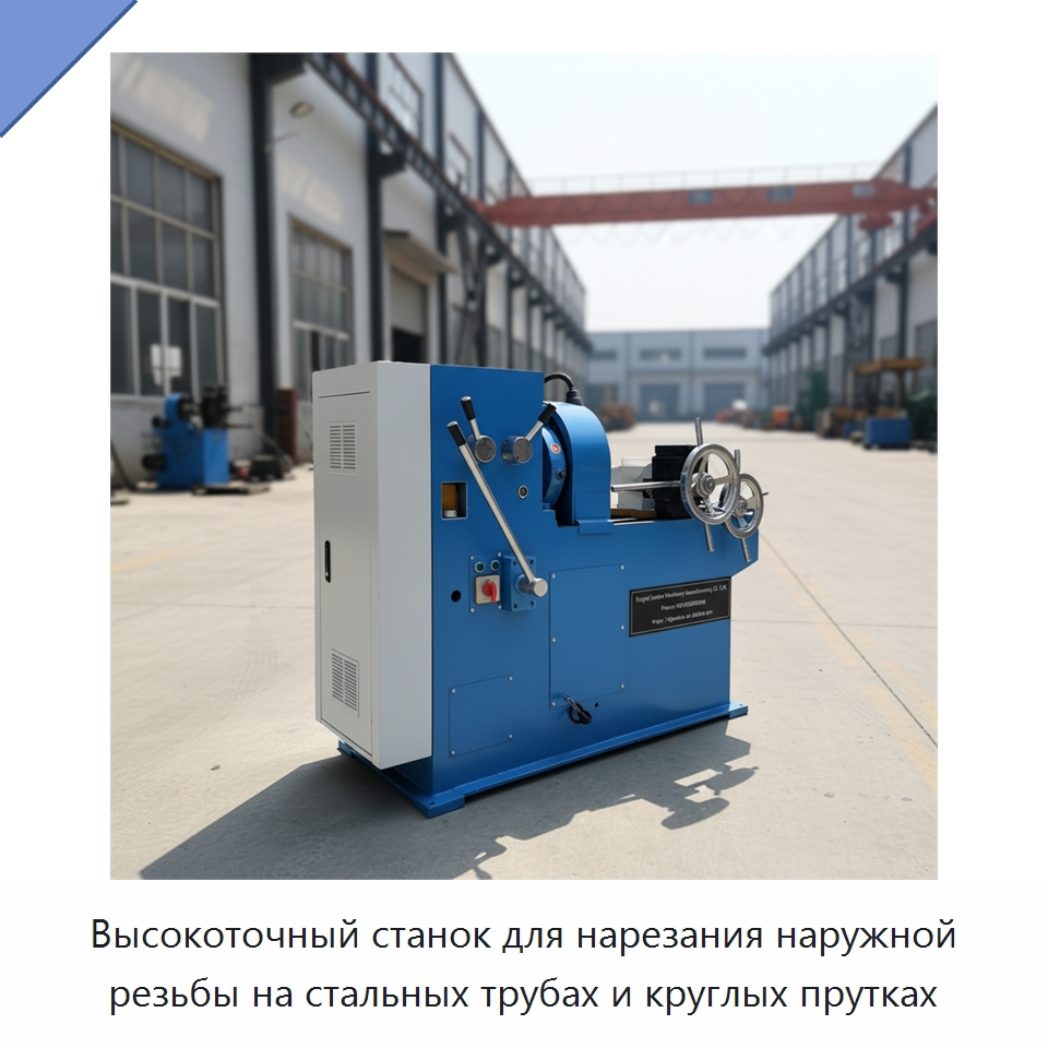Высокоточный станок для нарезания наружной резьбы на стальных трубах и круглых прутках — Металлоформовочное оборудование