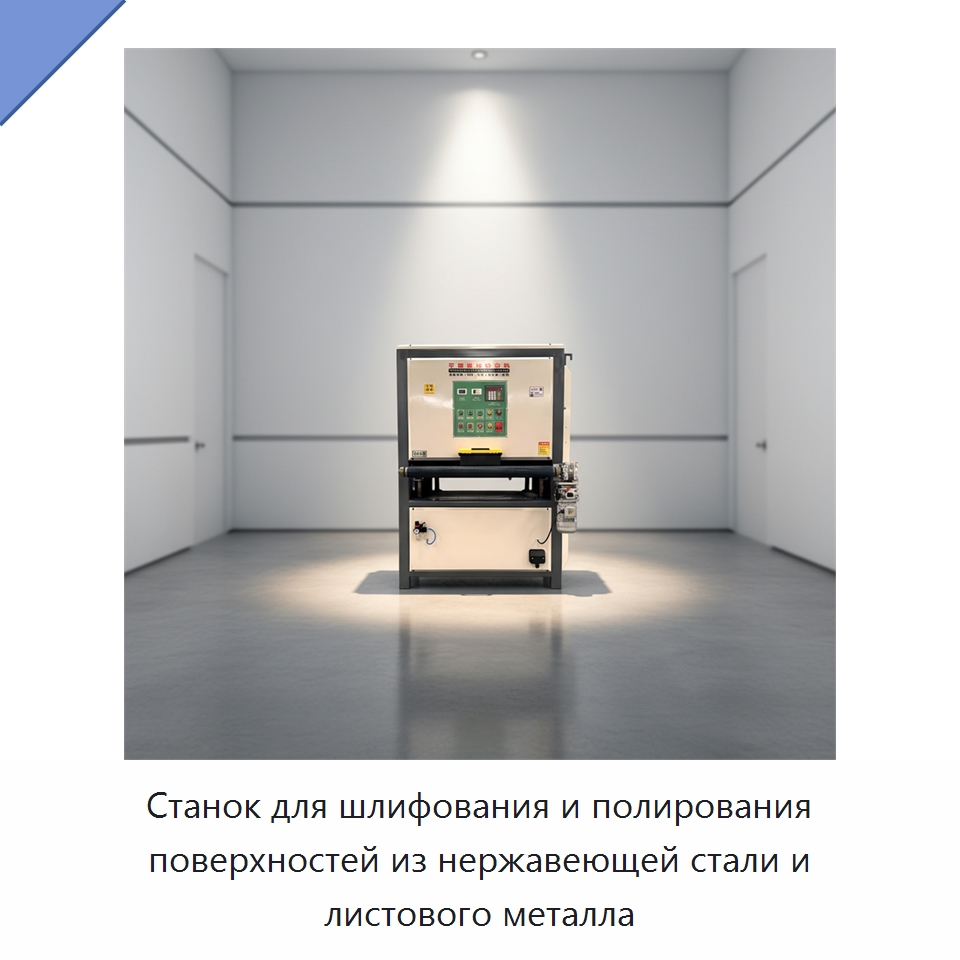 Станок для шлифования и полирования поверхностей из нержавеющей стали и листового металла — Полировальные станки по металлу