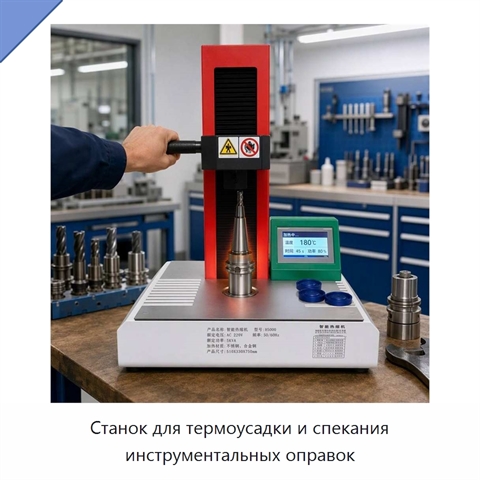 Станок для термоусадки и спекания инструментальных оправок