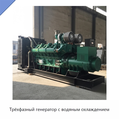 Трёхфазный генератор с водяным охлаждением