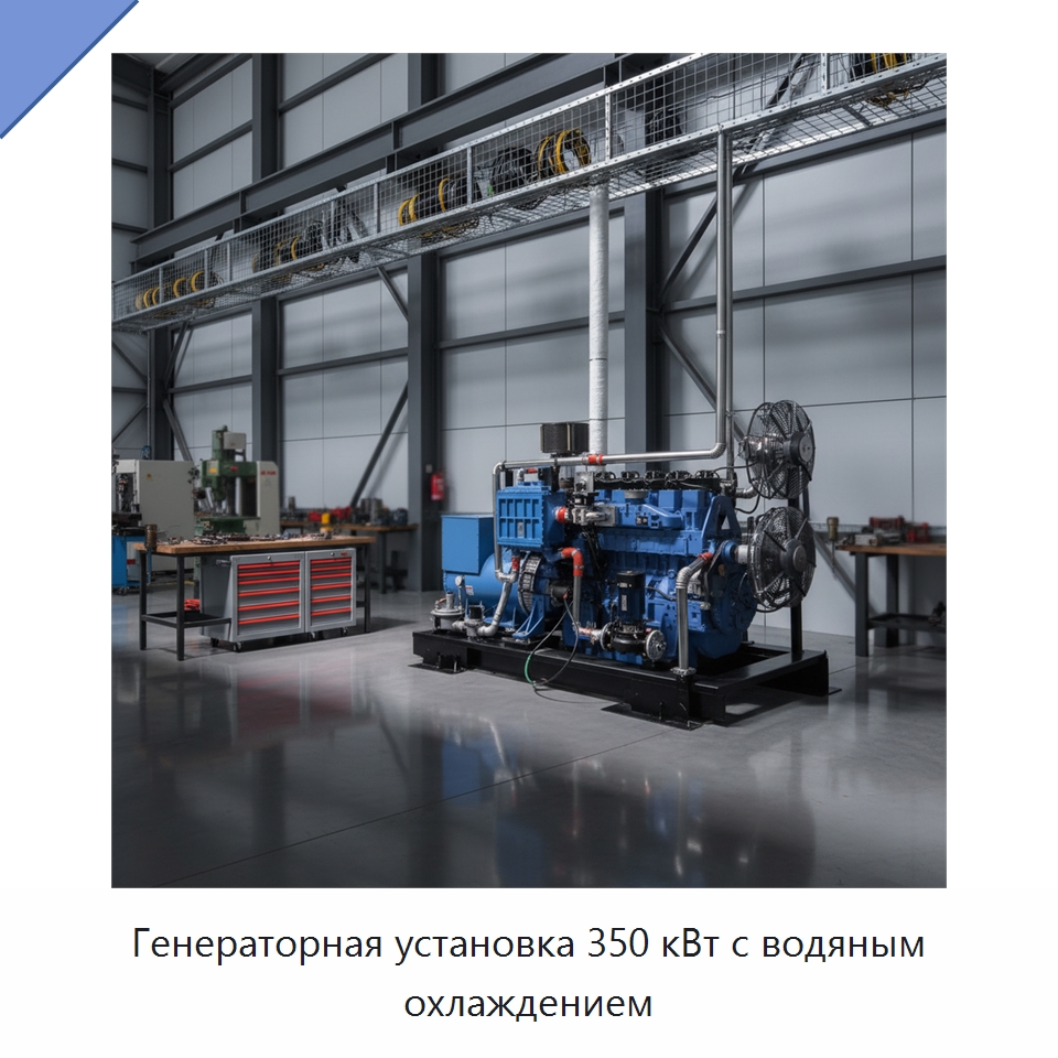 Генераторная установка 350 кВт с водяным охлаждением — Газотурбинные генераторы