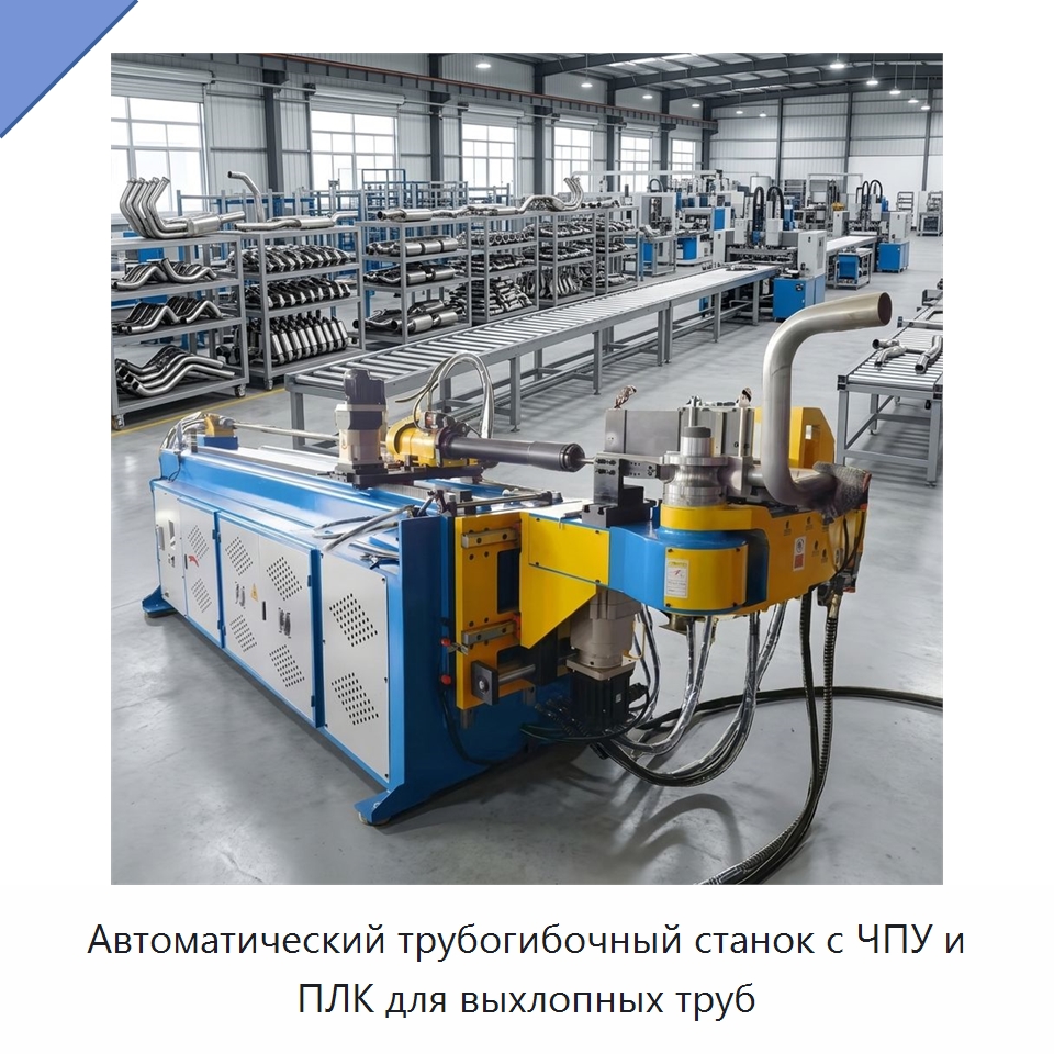 Автоматический трубогибочный станок с ЧПУ и ПЛК для выхлопных труб — Станки для обработки труб