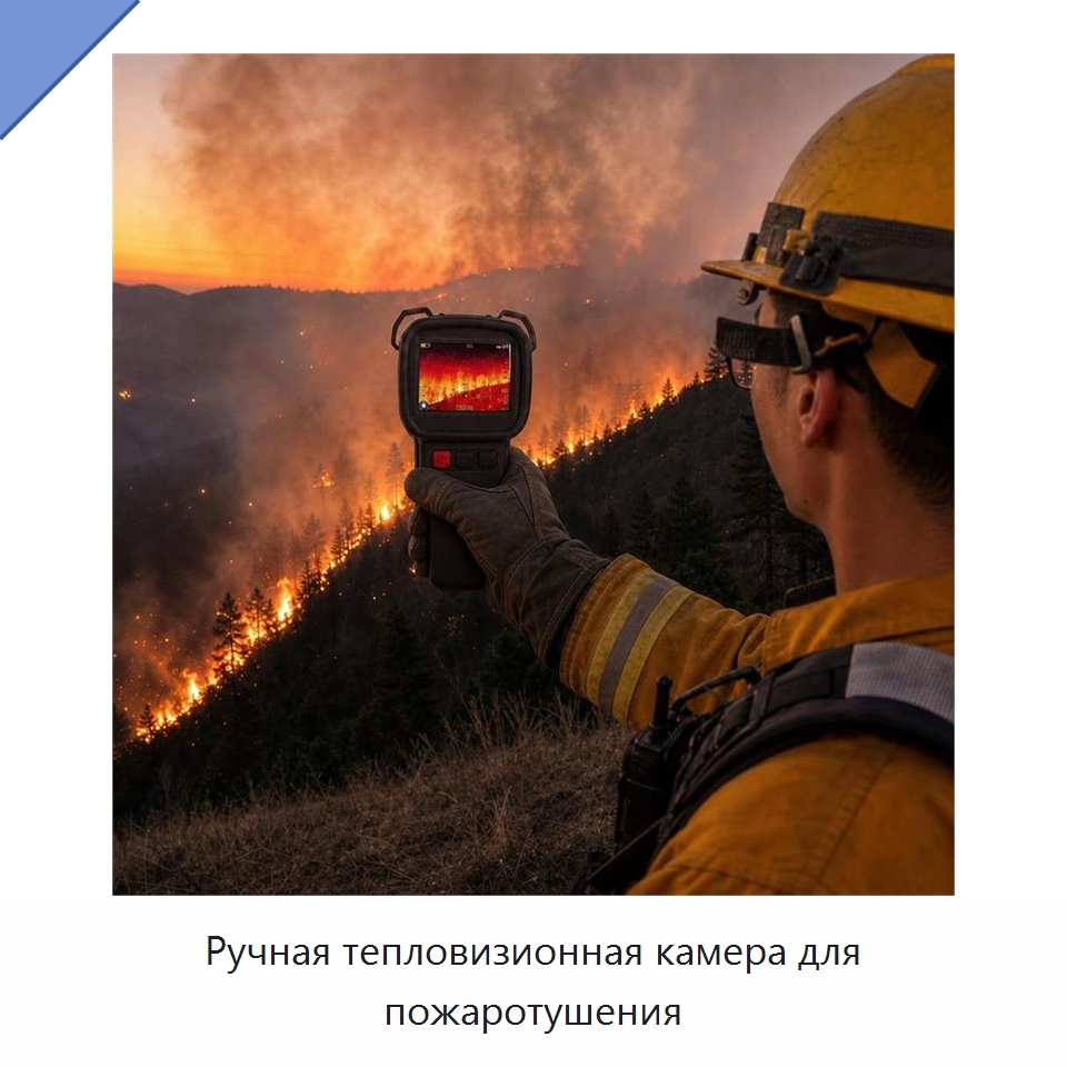 Ручная тепловизионная камера для пожаротушения — Приборы для электрических испытаний