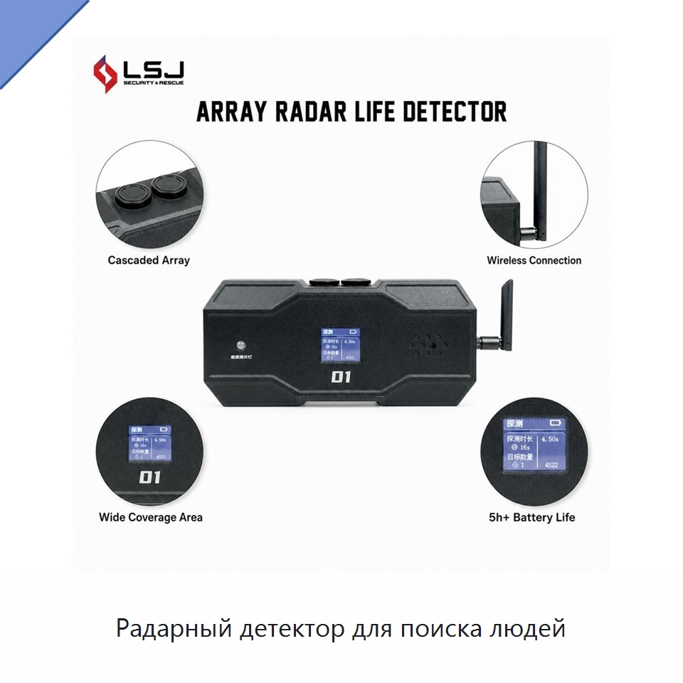 Радарный детектор для поиска людей — Испытательное оборудование
