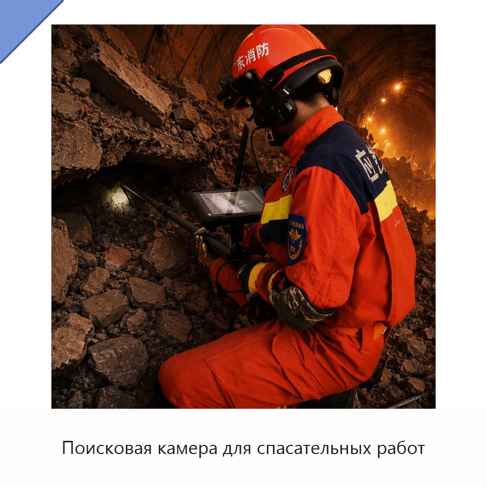 Поисковая камера для спасательных работ — Испытательное оборудование