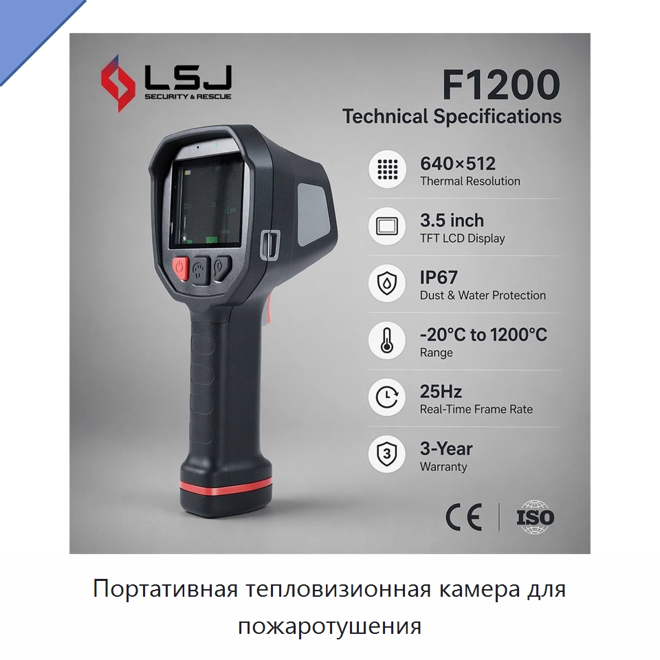 Портативная тепловизионная камера для пожаротушения — Приборы для электрических испытаний
