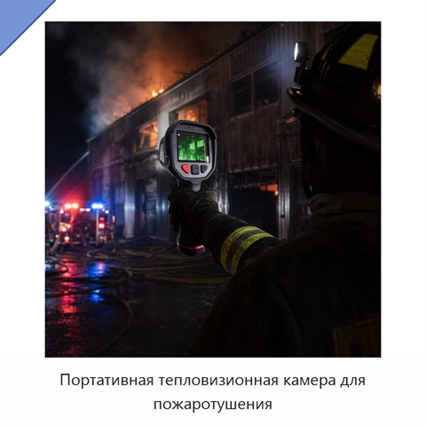 Портативная тепловизионная камера для пожаротушения
