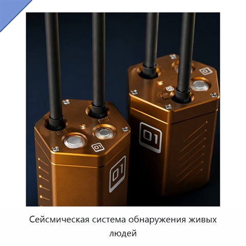 Сейсмическая система обнаружения живых людей