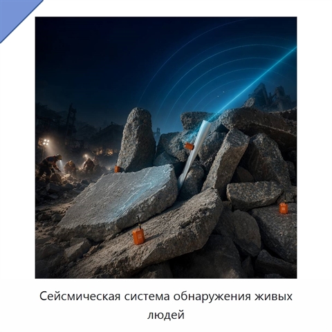 Сейсмическая система обнаружения живых людей