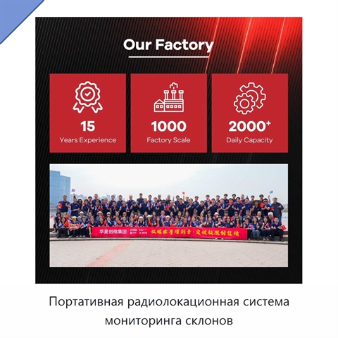 Портативная радиолокационная система мониторинга склонов