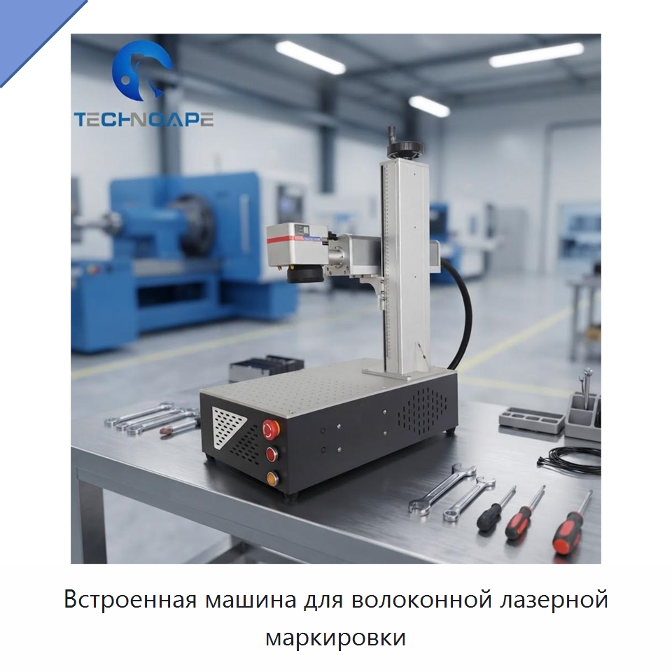 Встроенная машина для волоконной лазерной маркировки — Лазерные маркировочные станки