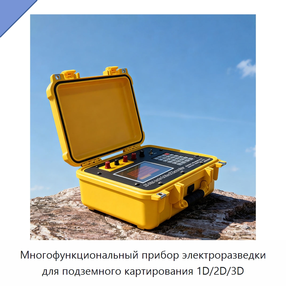 Многофункциональный прибор электроразведки для подземного картирования 1D/2D/3D — Испытательное оборудование