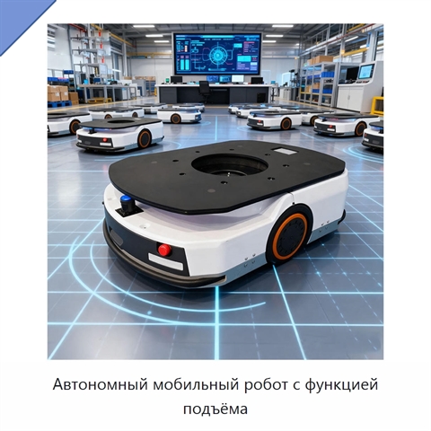 Автономный мобильный робот с функцией подъёма