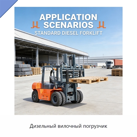 Дизельный вилочный погрузчик