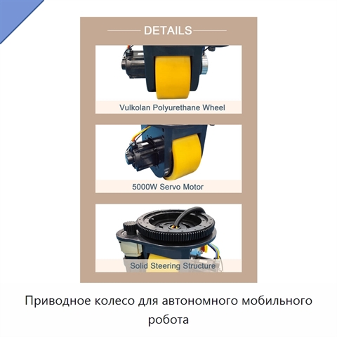 Приводное колесо для автономного мобильного робота