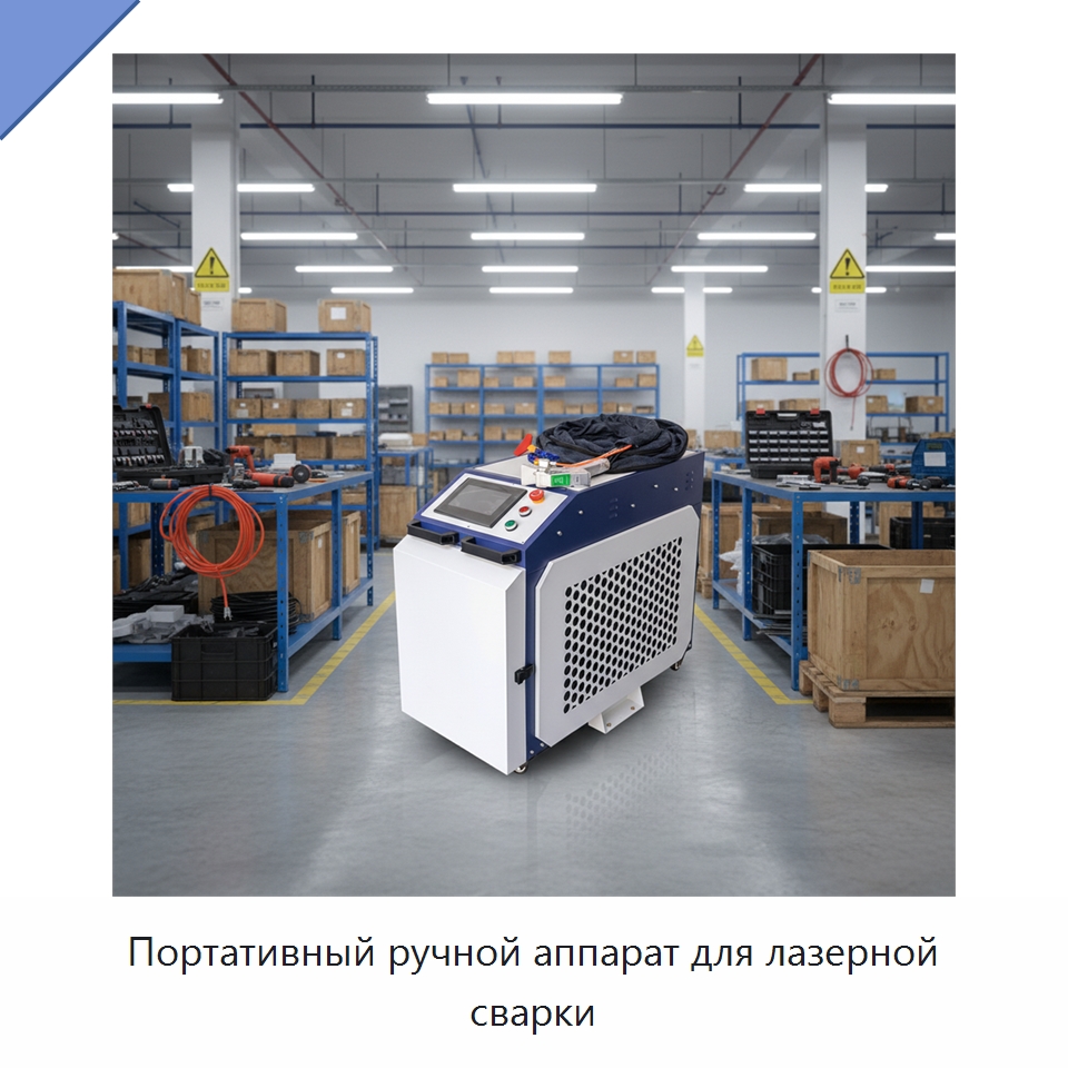 Портативный ручной аппарат для лазерной сварки — Установки лазерной сварки