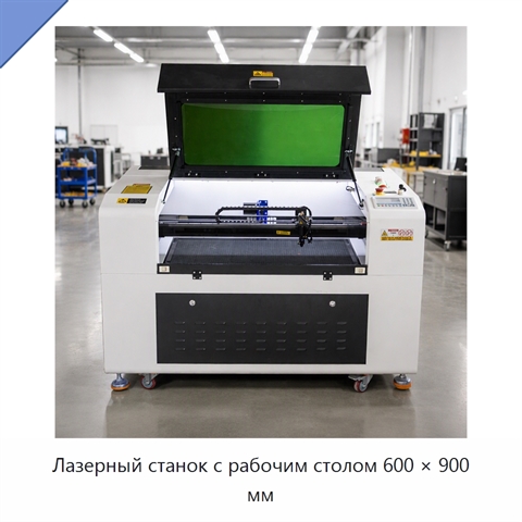 Лазерный станок с рабочим столом 600 × 900 мм